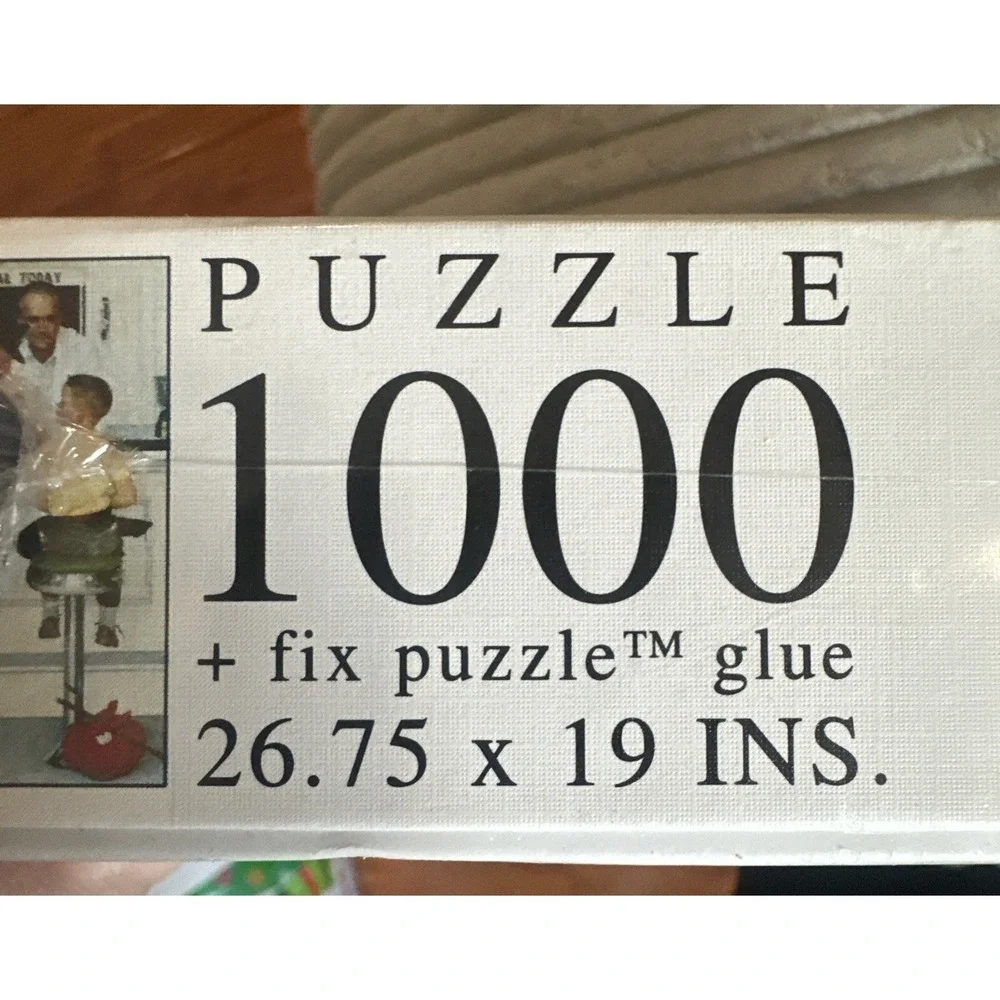 Norman Rockwell Saturday Evening Post 1000 Piece Puzzle The Runaway. Sealed New‎